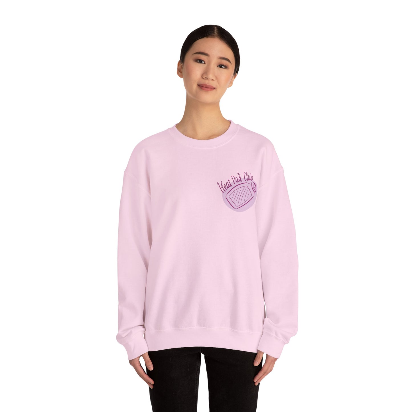 HEAT PAD CLUB Cozy Sweatshirt - Sweatshirt Gift, heat pad EnthuClothing, Casual Cozy Wear, Craft Night Essential