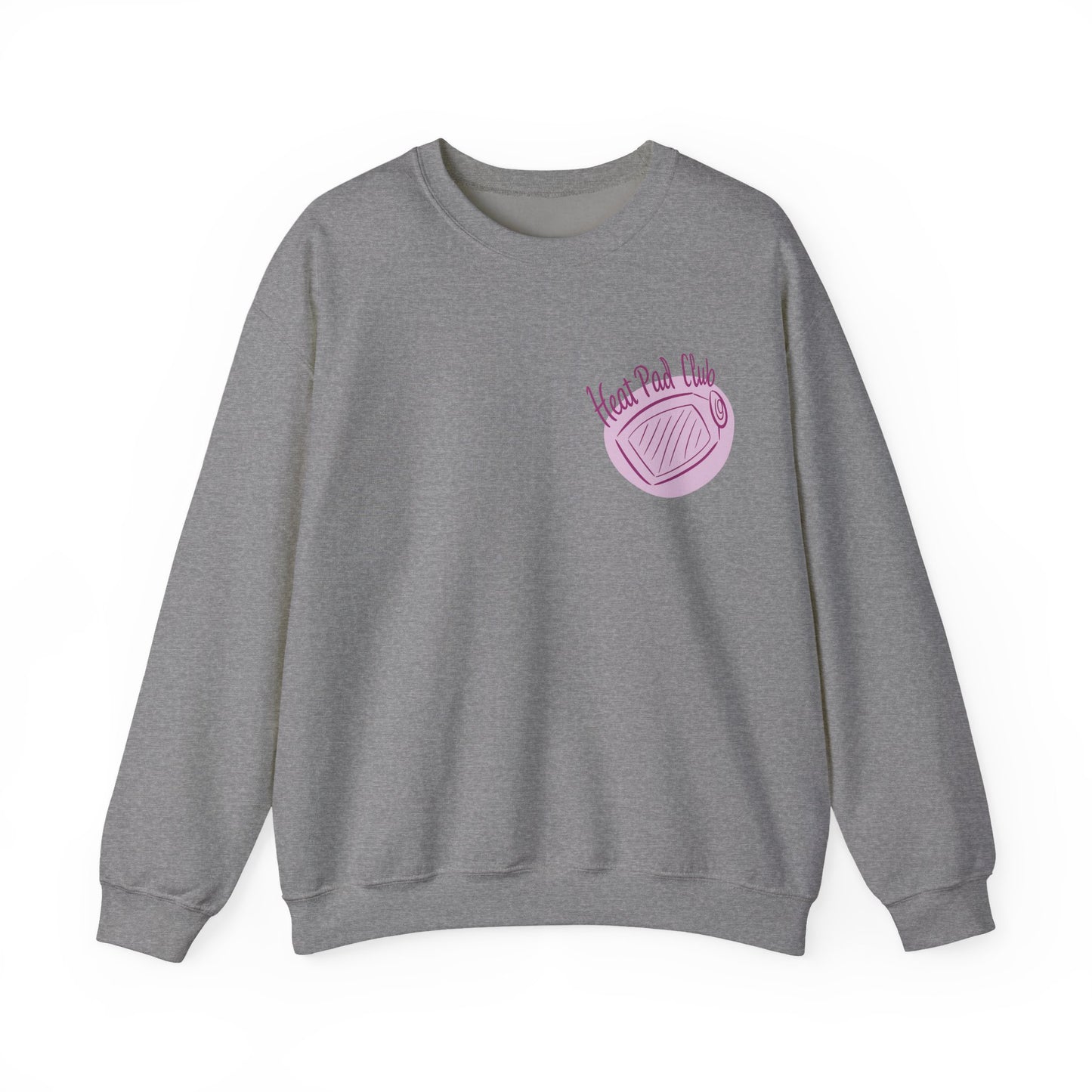 HEAT PAD CLUB Cozy Sweatshirt - Sweatshirt Gift, heat pad EnthuClothing, Casual Cozy Wear, Craft Night Essential