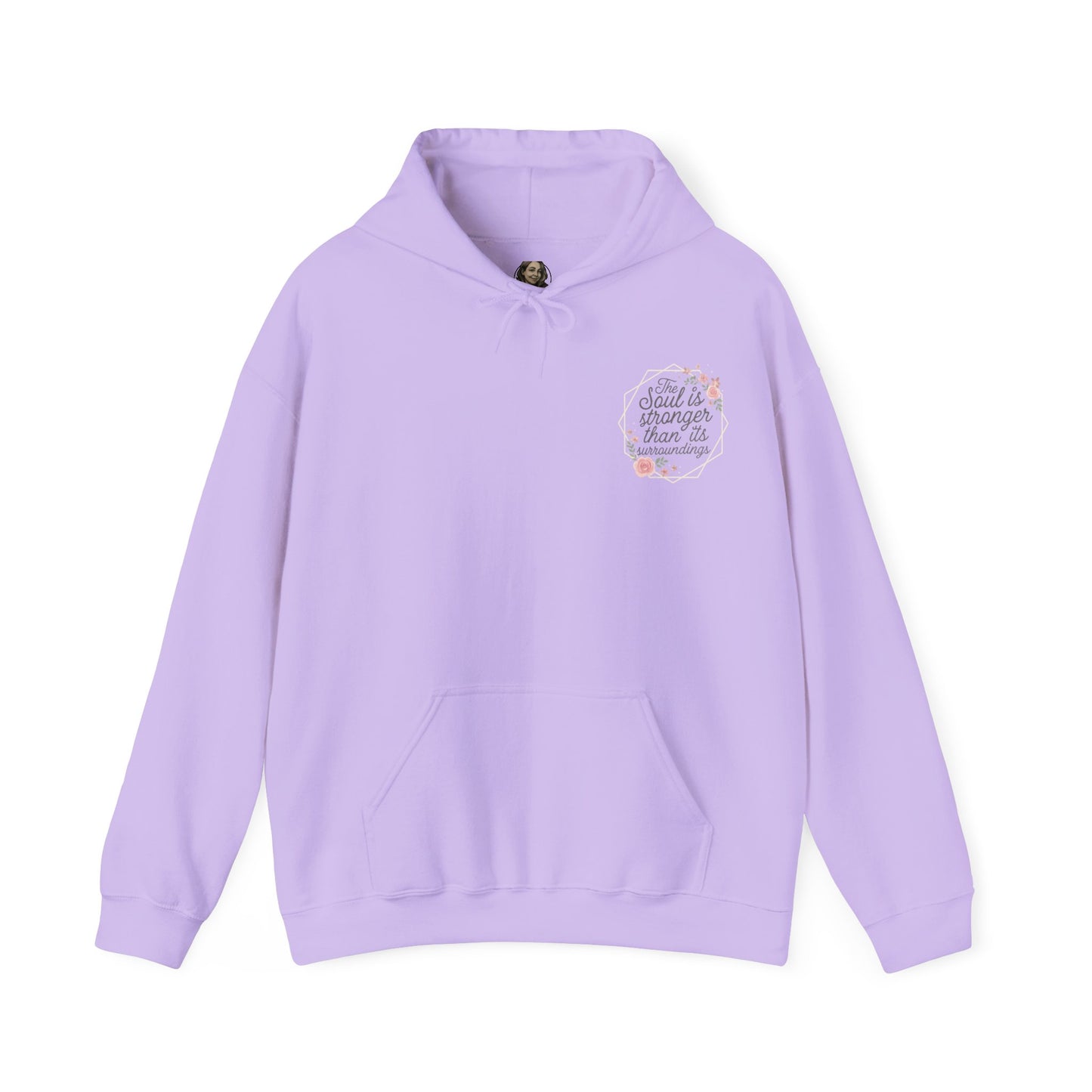 Floral Mental Health Unisex Hoodie - Soul Stronger Than Surroundings