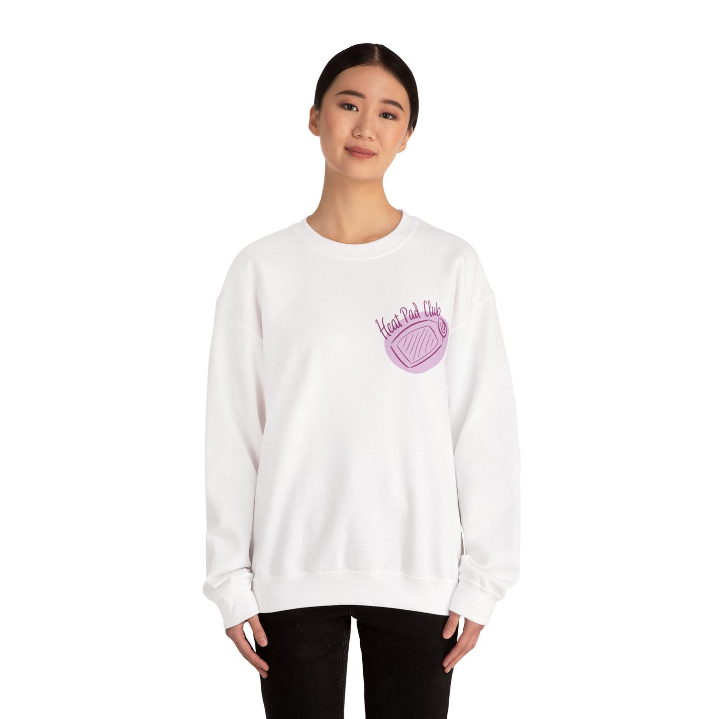 HEAT PAD CLUB Cozy Sweatshirt - Sweatshirt Gift, heat pad EnthuClothing, Casual Cozy Wear, Craft Night Essential