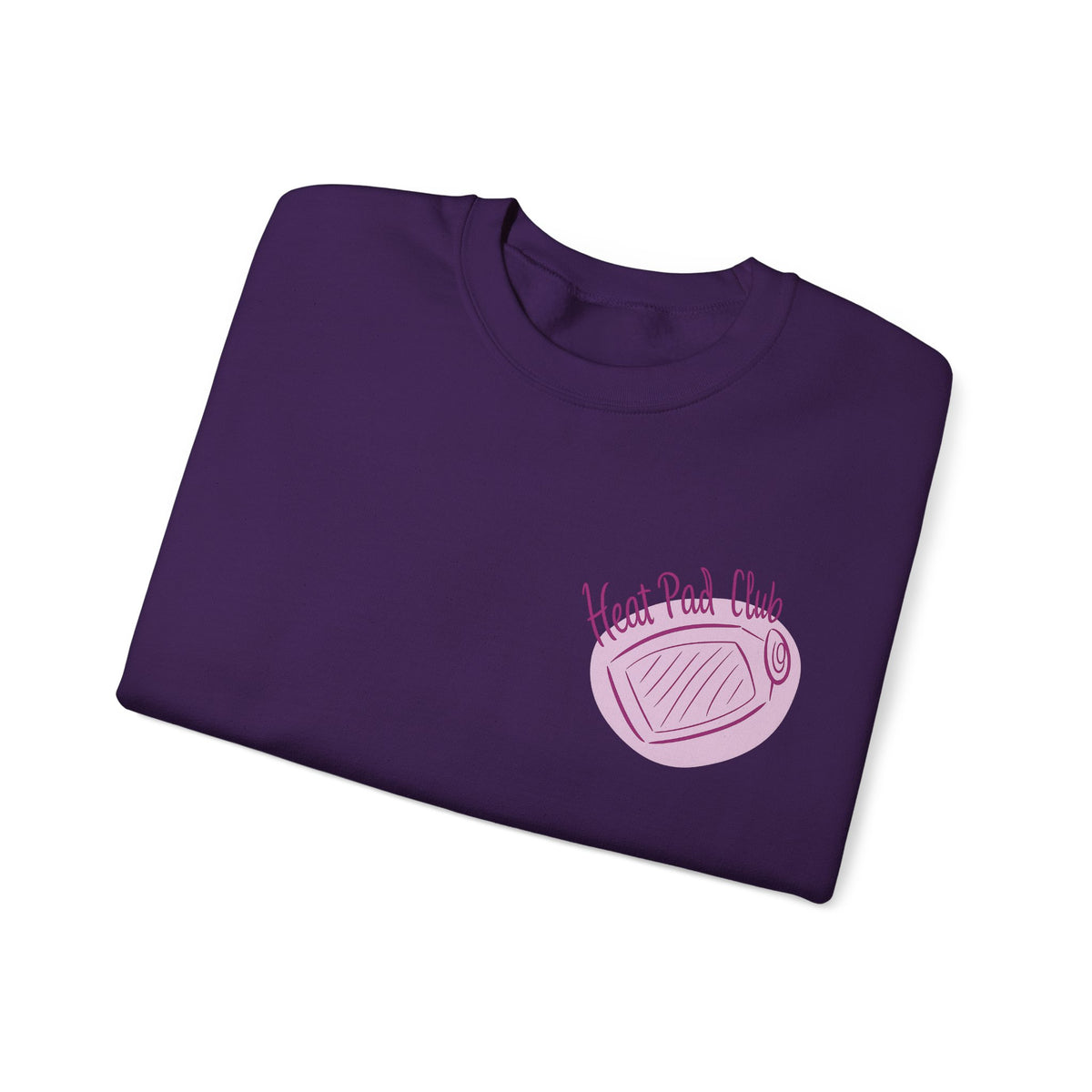 HEAT PAD CLUB Cozy Sweatshirt - Sweatshirt Gift, heat pad EnthuClothing, Casual Cozy Wear, Craft Night Essential