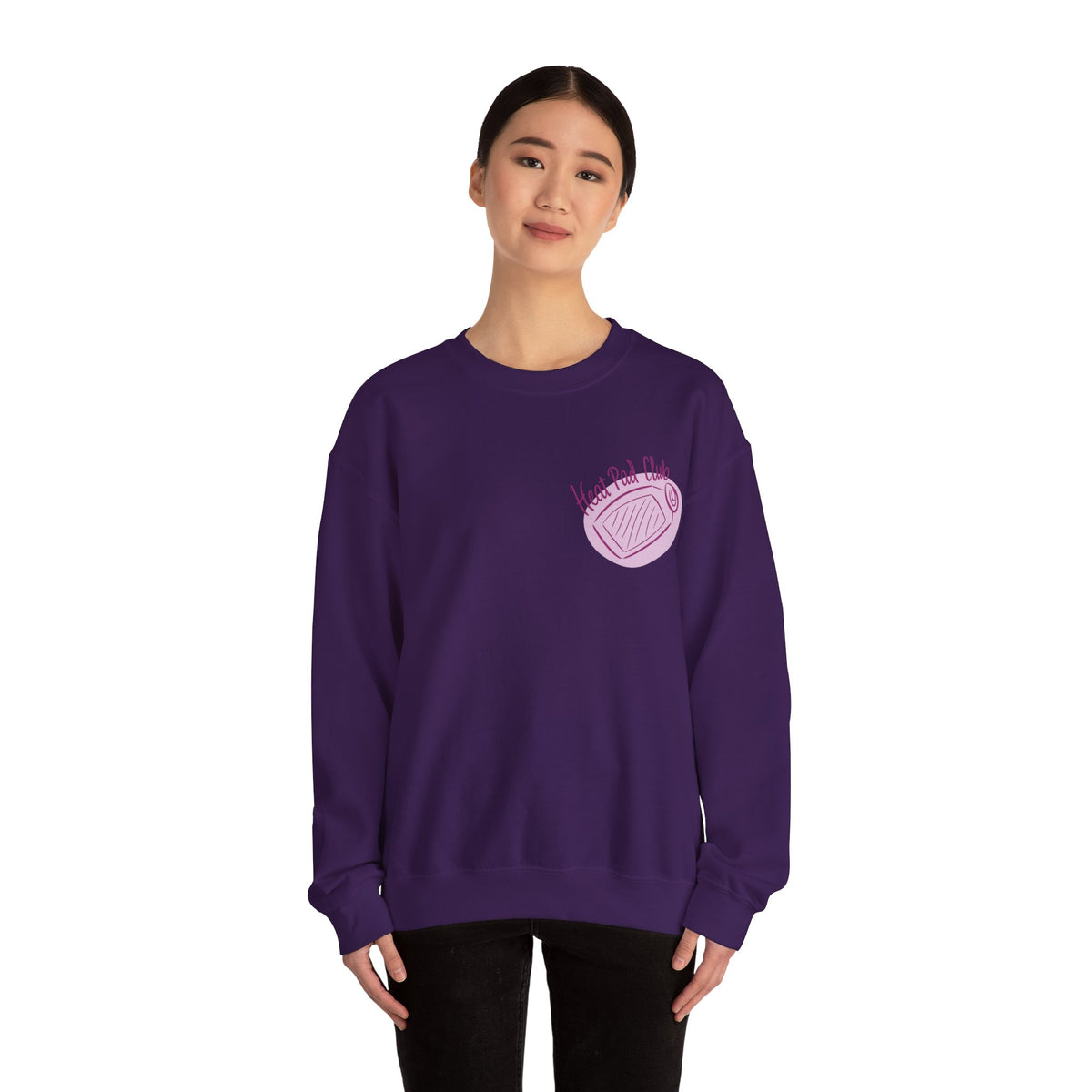 HEAT PAD CLUB Cozy Sweatshirt - Sweatshirt Gift, heat pad EnthuClothing, Casual Cozy Wear, Craft Night Essential