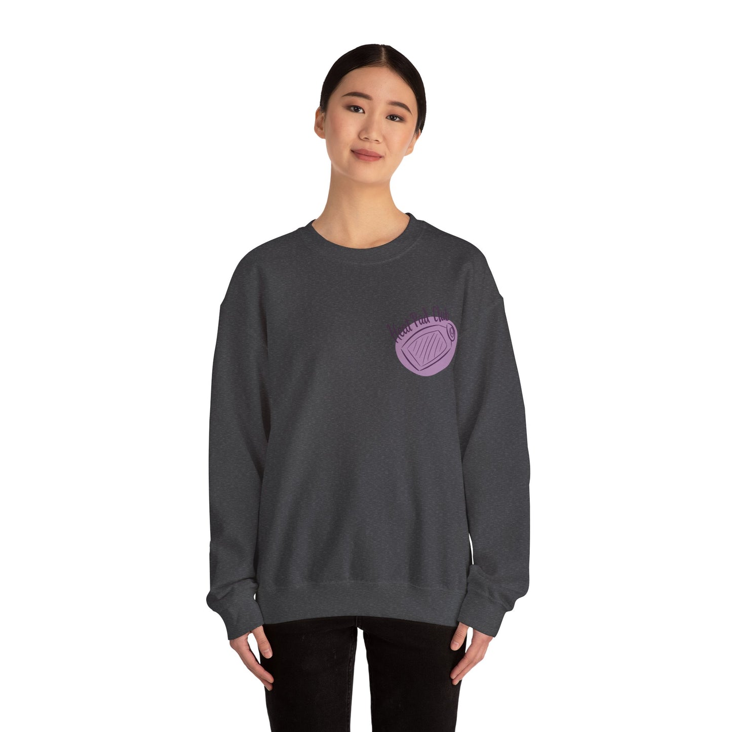 HEAT PAD CLUB Cozy Sweatshirt - Sweatshirt Gift, heat pad EnthuClothing, Casual Cozy Wear, Craft Night Essential