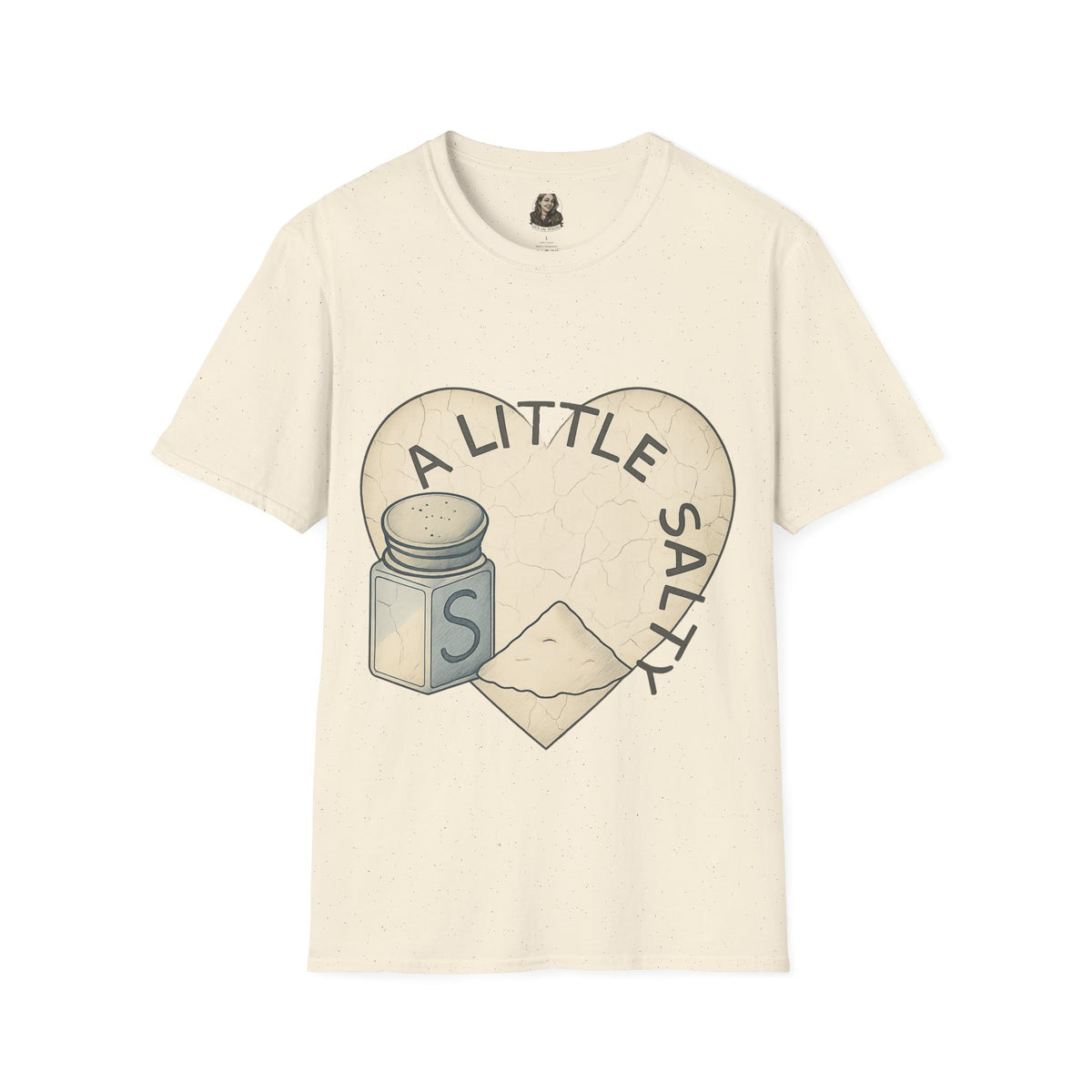 A Little Salty Unisex T-Shirt, Funny Gift, Casual Wear, Summer Tee, Beach Vibe, Gift for Friends, Cute T-Shirt