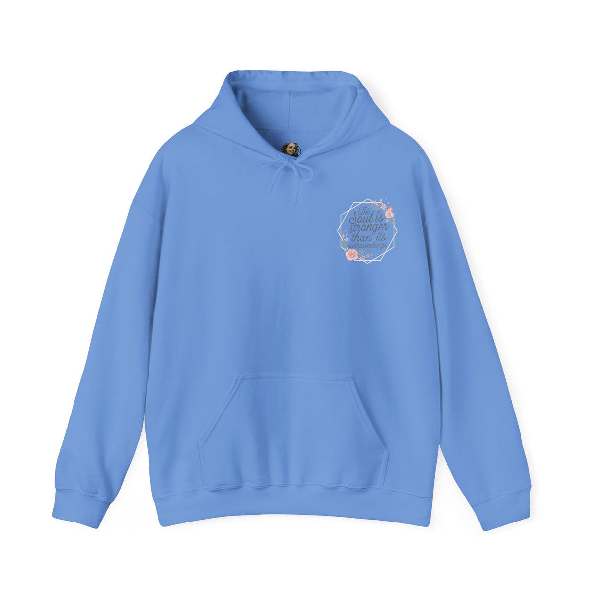 Floral Mental Health Unisex Hoodie - Soul Stronger Than Surroundings