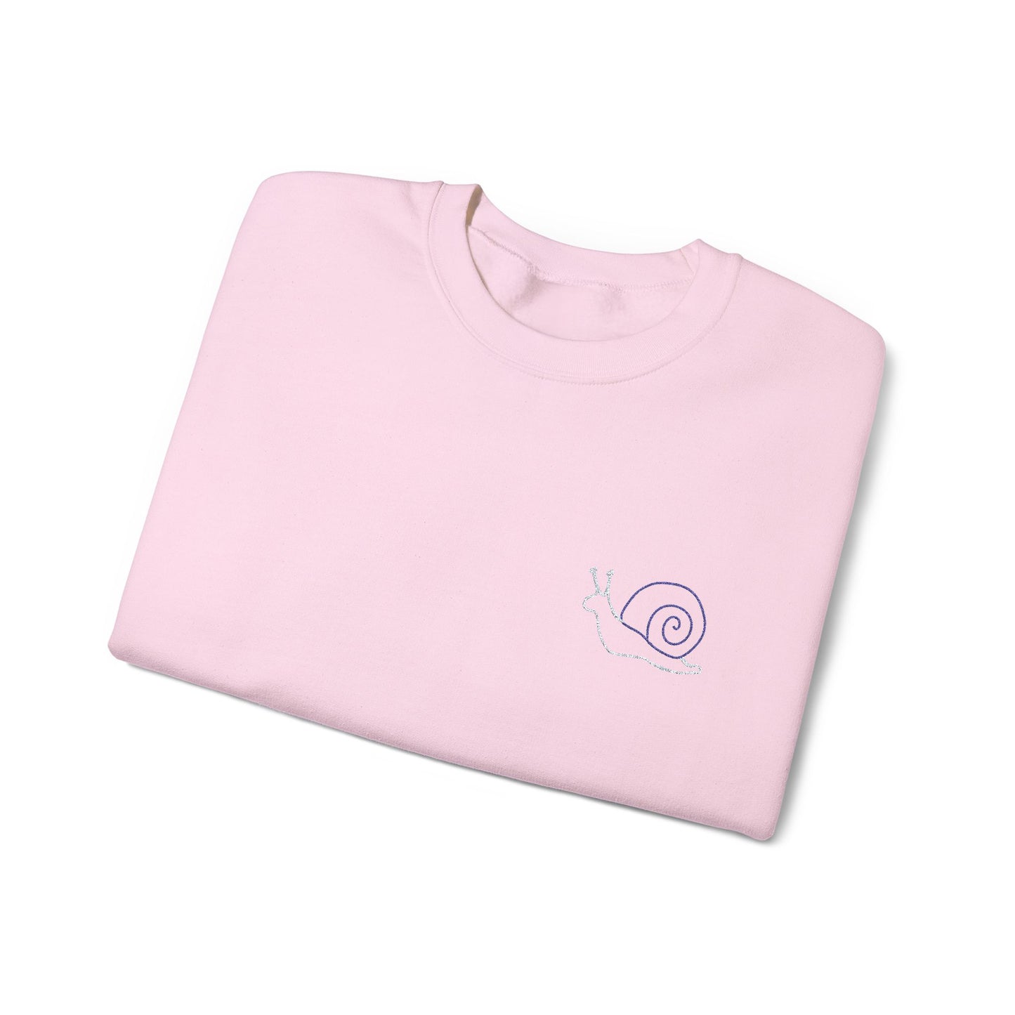 Crewneck Sweatshirt - Slow and Steady snail, chronic illness recovery