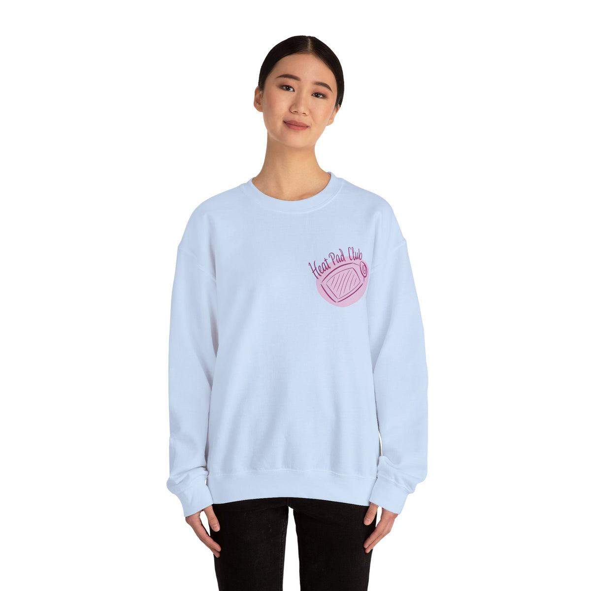 HEAT PAD CLUB Cozy Sweatshirt - Sweatshirt Gift, heat pad EnthuClothing, Casual Cozy Wear, Craft Night Essential