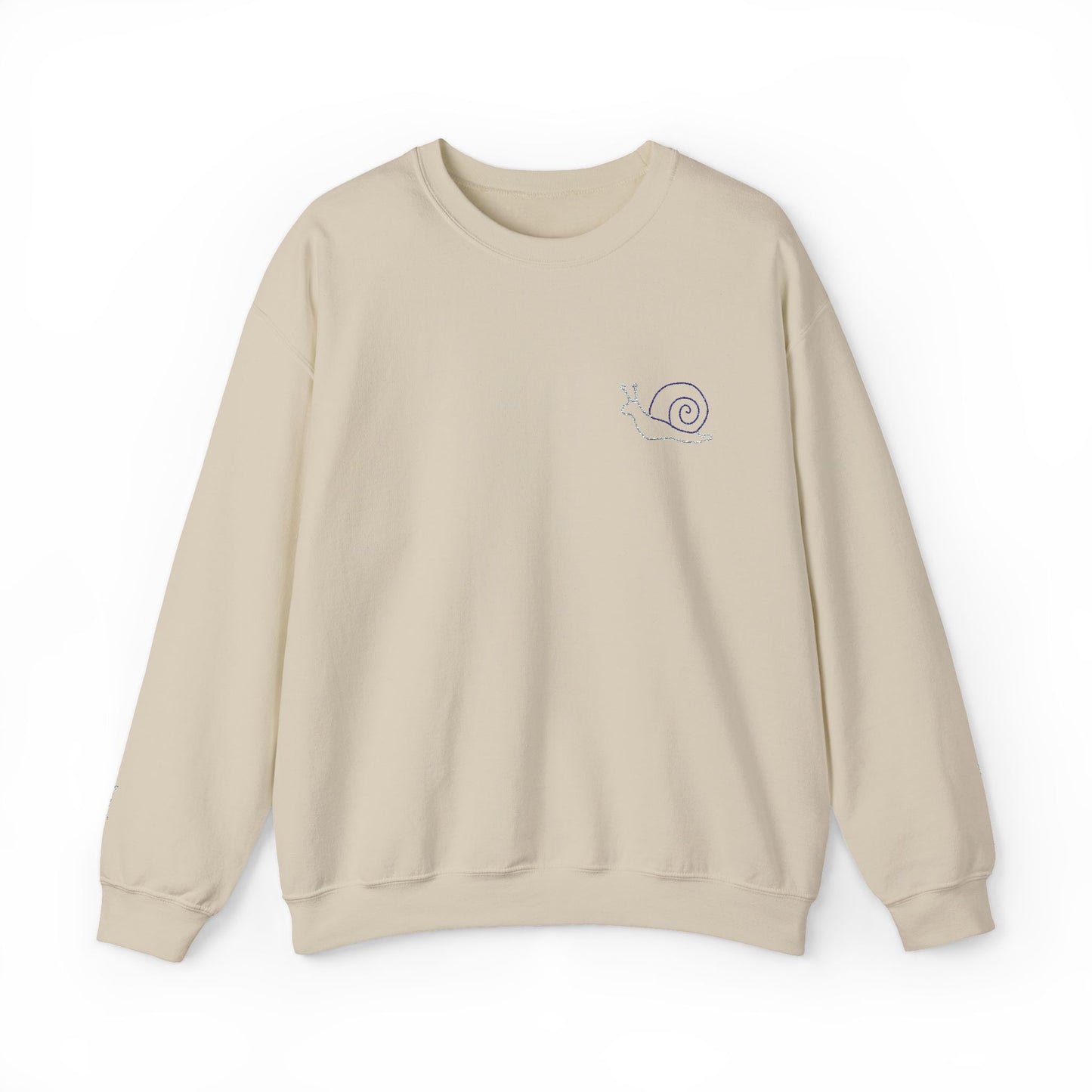 Crewneck Sweatshirt - Slow and Steady snail, chronic illness recovery