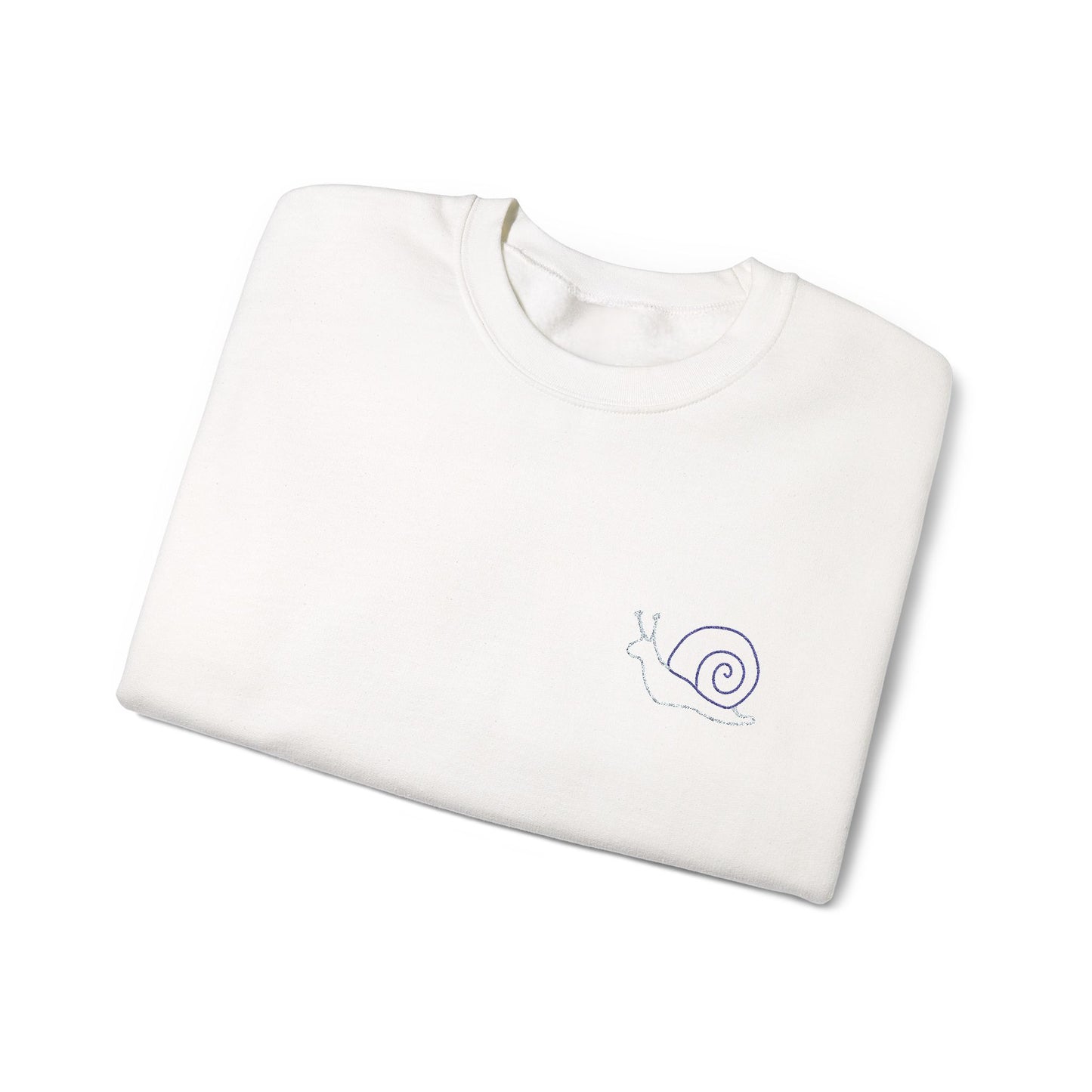 Crewneck Sweatshirt - Slow and Steady snail, chronic illness recovery