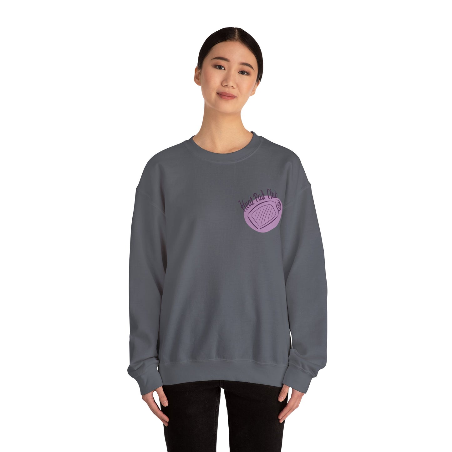 HEAT PAD CLUB Cozy Sweatshirt - Sweatshirt Gift, heat pad EnthuClothing, Casual Cozy Wear, Craft Night Essential