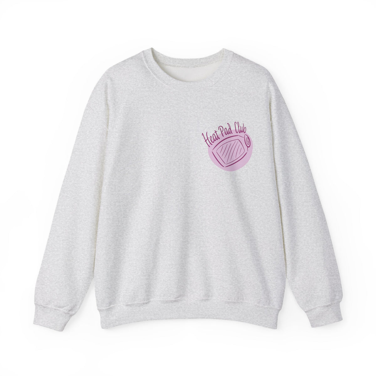 HEAT PAD CLUB Cozy Sweatshirt - Sweatshirt Gift, heat pad EnthuClothing, Casual Cozy Wear, Craft Night Essential