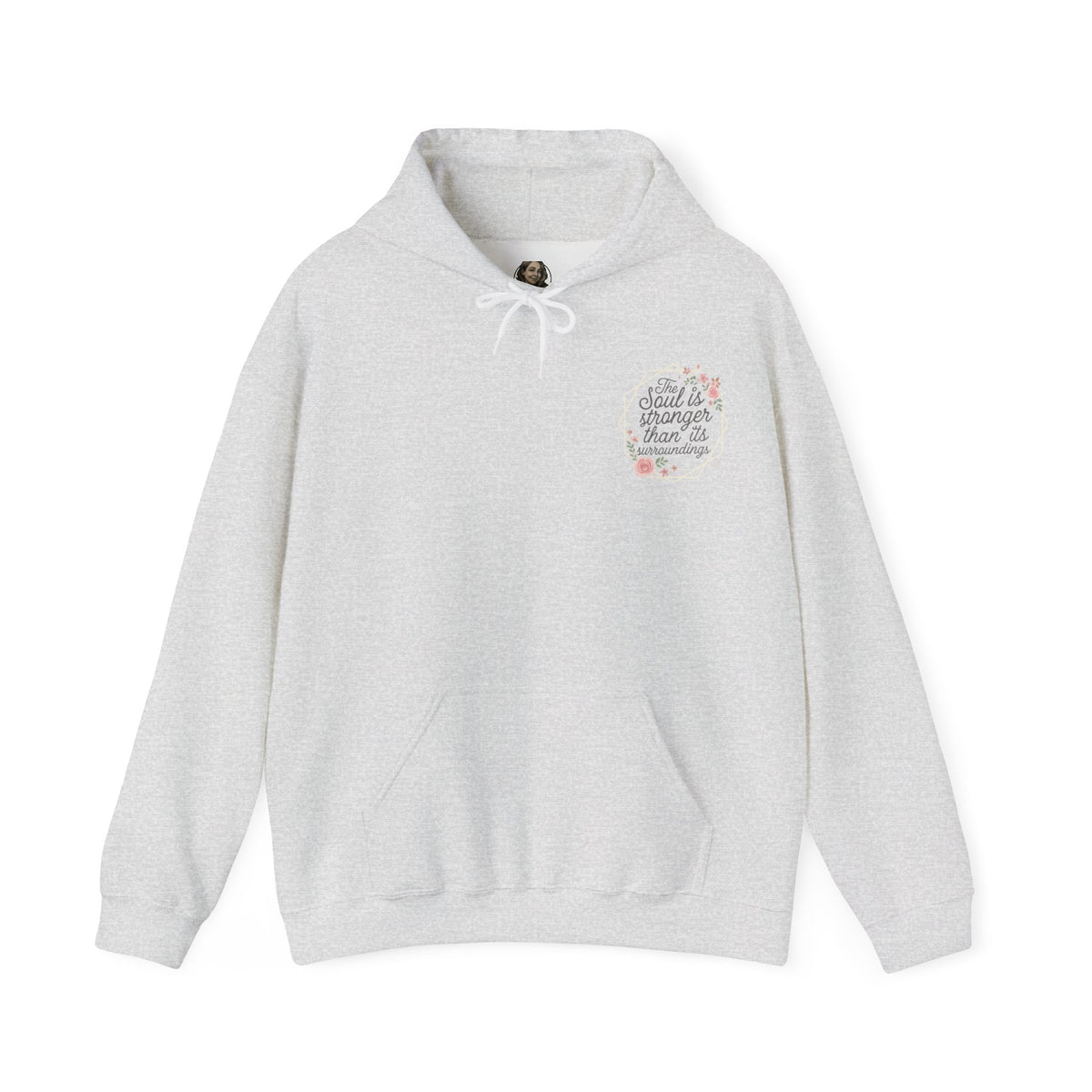 Floral Mental Health Unisex Hoodie - Soul Stronger Than Surroundings