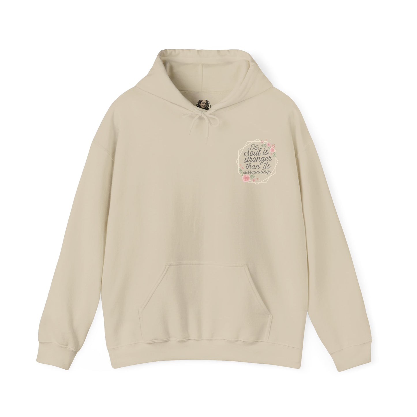 Floral Mental Health Unisex Hoodie - Soul Stronger Than Surroundings