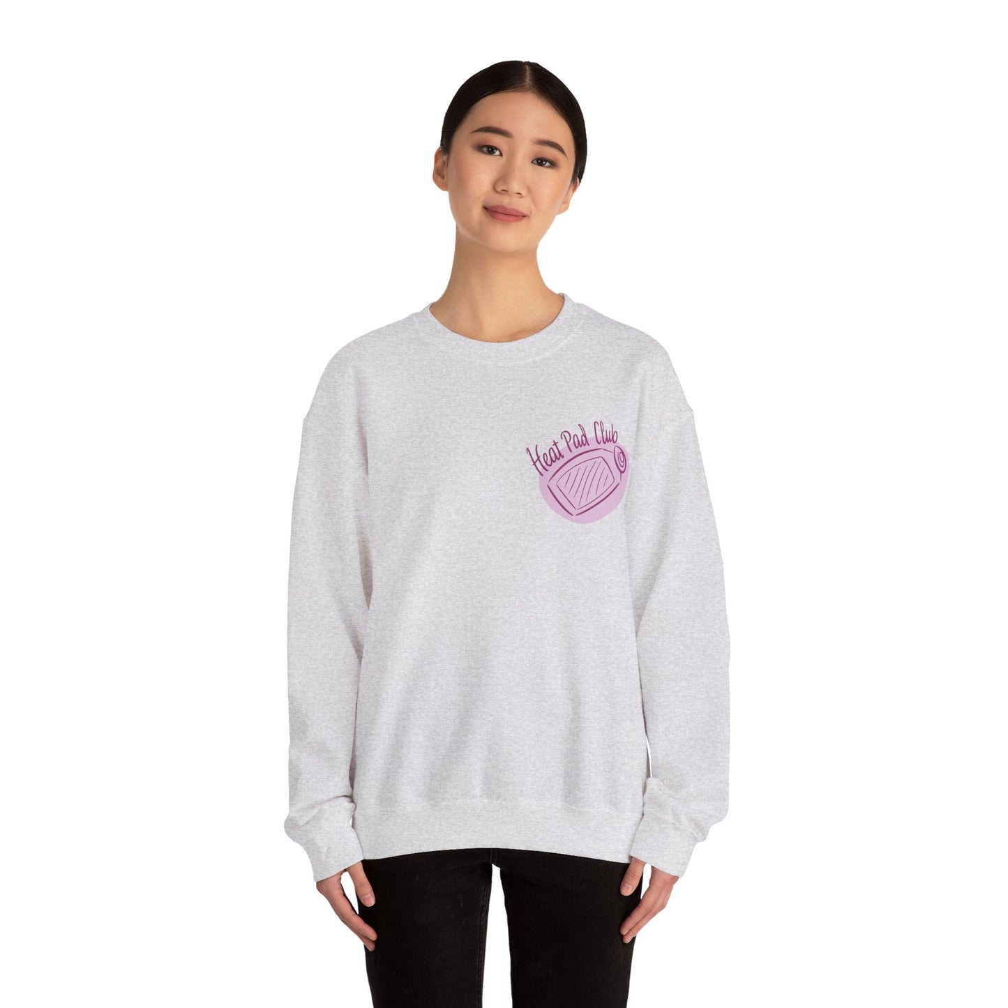 HEAT PAD CLUB Cozy Sweatshirt - Sweatshirt Gift, heat pad EnthuClothing, Casual Cozy Wear, Craft Night Essential