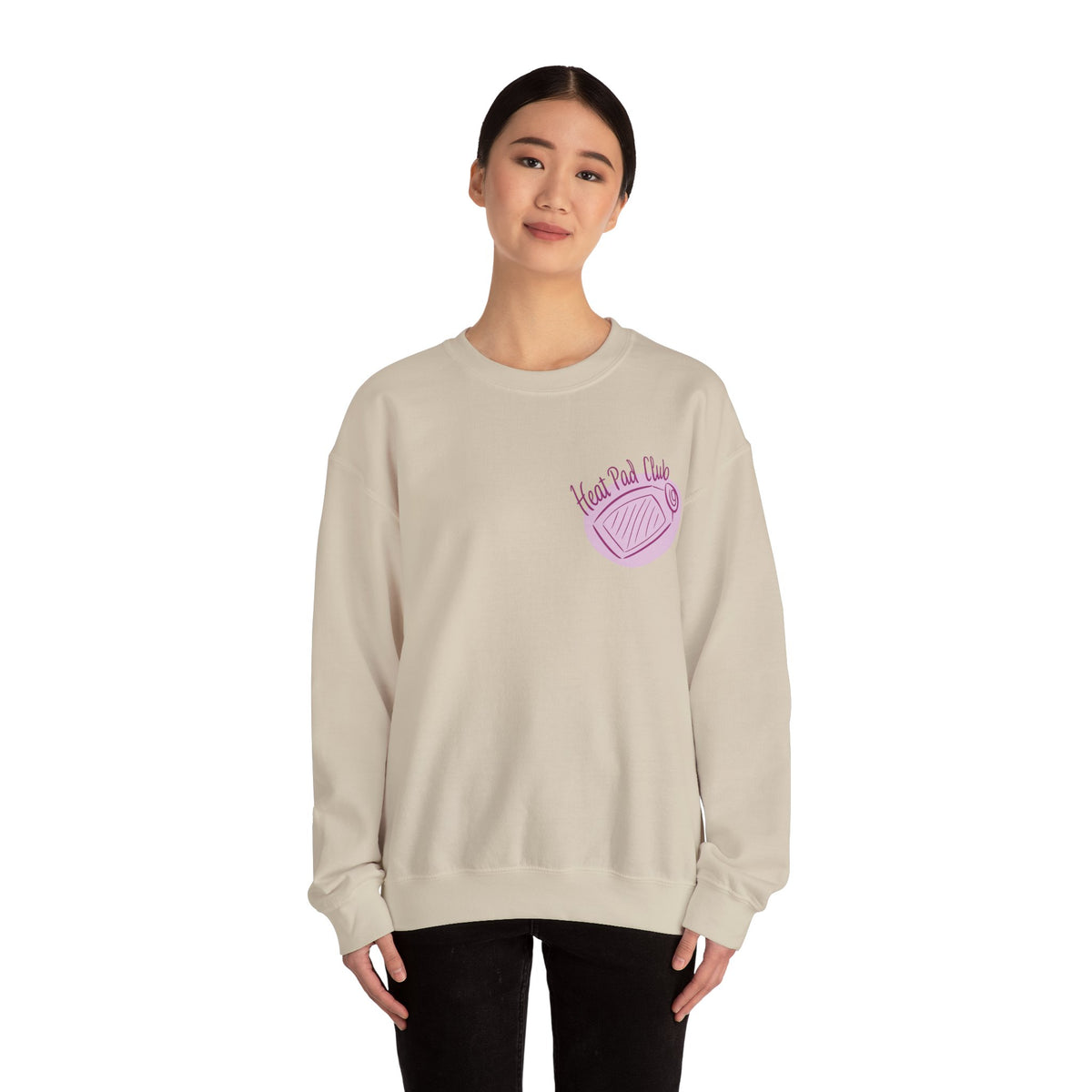 HEAT PAD CLUB Cozy Sweatshirt - Sweatshirt Gift, heat pad EnthuClothing, Casual Cozy Wear, Craft Night Essential
