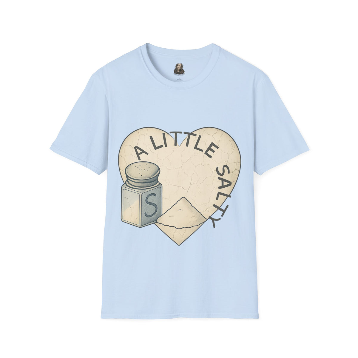 A Little Salty Unisex T-Shirt, Funny Gift, Casual Wear, Summer Tee, Beach Vibe, Gift for Friends, Cute T-Shirt