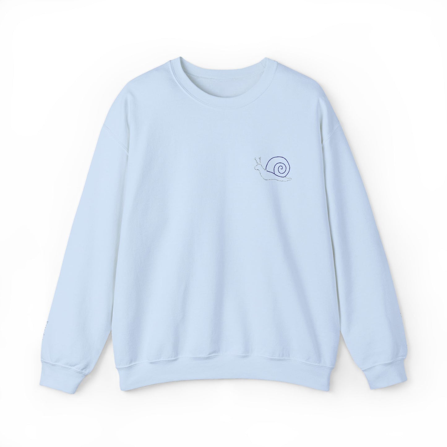 Crewneck Sweatshirt - Slow and Steady snail, chronic illness recovery