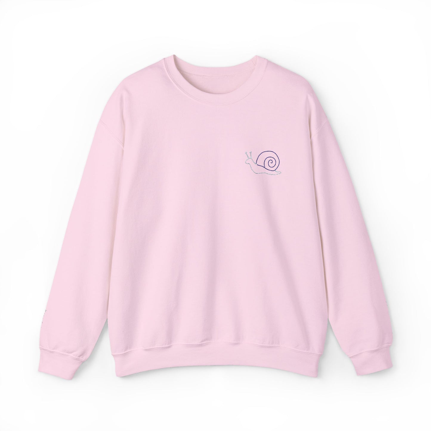 Crewneck Sweatshirt - Slow and Steady snail, chronic illness recovery
