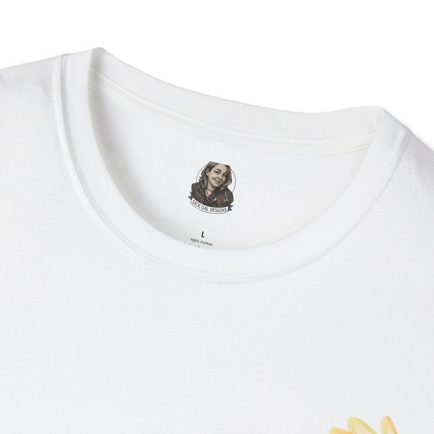 A BEAUTIFUL BOOB Unisex T-Shirt | Cute Graphic Tee for Women | Summer Style | Gift for Her | Trendy Fashion Top | Floral Design Tee