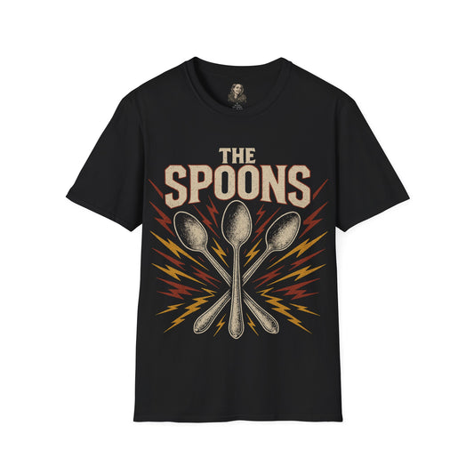 Bold Spoon Graphic Unisex T-Shirt, Fun Cooking Shirt, Kitchen Humor Tee, Gift for Foodies, Creative Chef Apparel