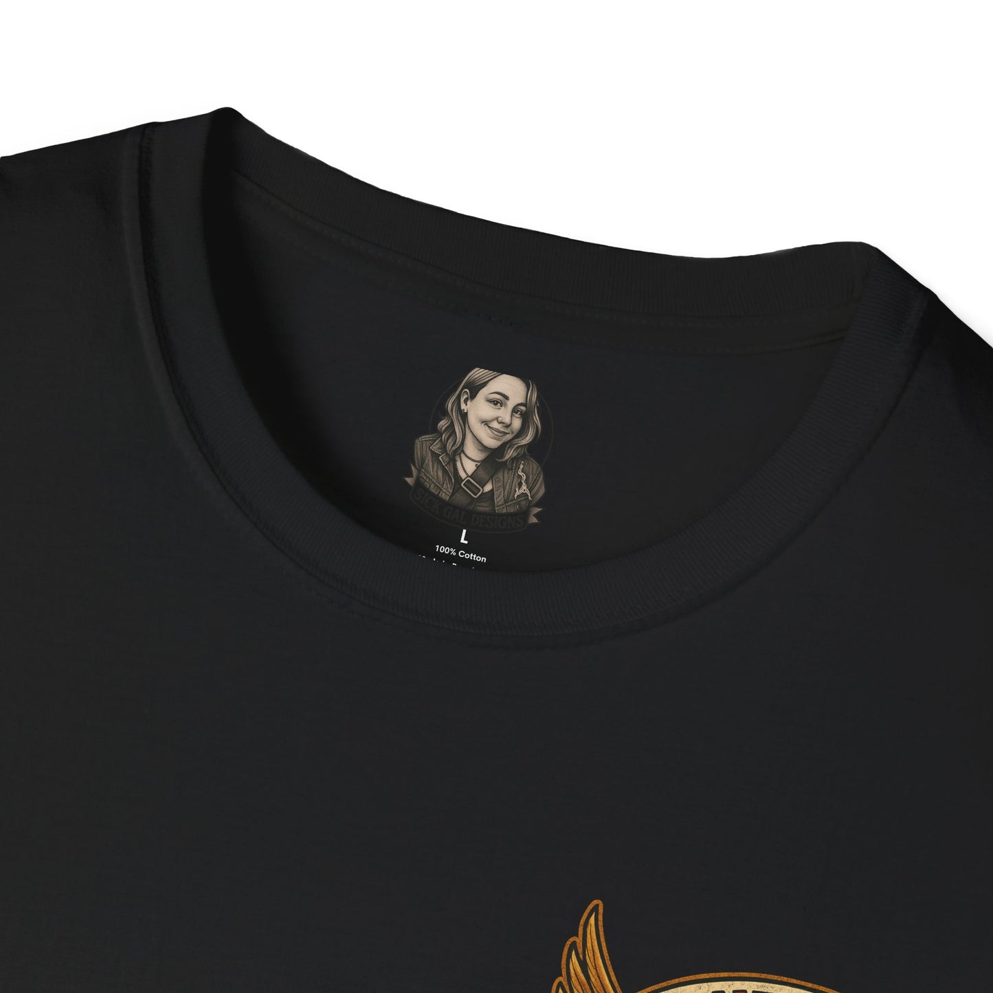 CANE WARS Skull Wings Unisex T-Shirt | Edgy Graphic Tee, Perfect Gift for Him/Her, Festival Wear, Casual Style, Everyday Comfort