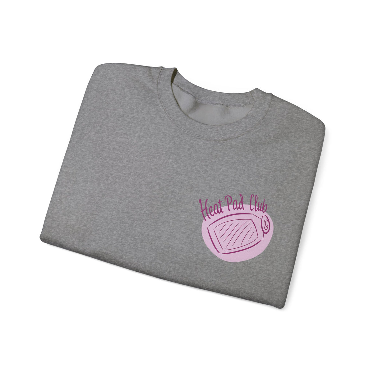 HEAT PAD CLUB Cozy Sweatshirt - Sweatshirt Gift, heat pad EnthuClothing, Casual Cozy Wear, Craft Night Essential