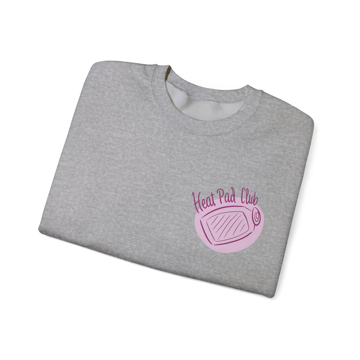 HEAT PAD CLUB Cozy Sweatshirt - Sweatshirt Gift, heat pad EnthuClothing, Casual Cozy Wear, Craft Night Essential