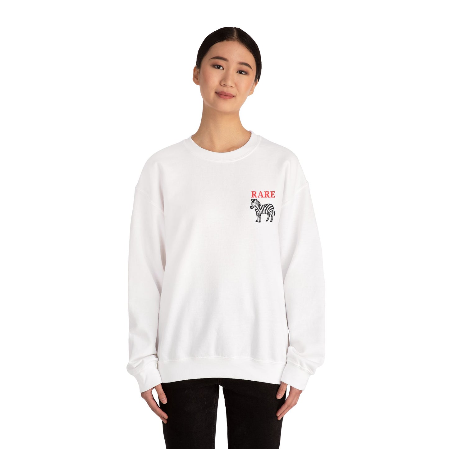 RARE ZEBRA Unisex Heavy Blend™ Crewneck Sweatshirt