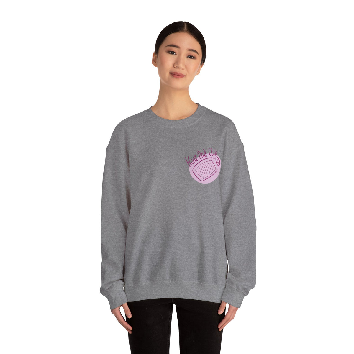 HEAT PAD CLUB Cozy Sweatshirt - Sweatshirt Gift, heat pad EnthuClothing, Casual Cozy Wear, Craft Night Essential