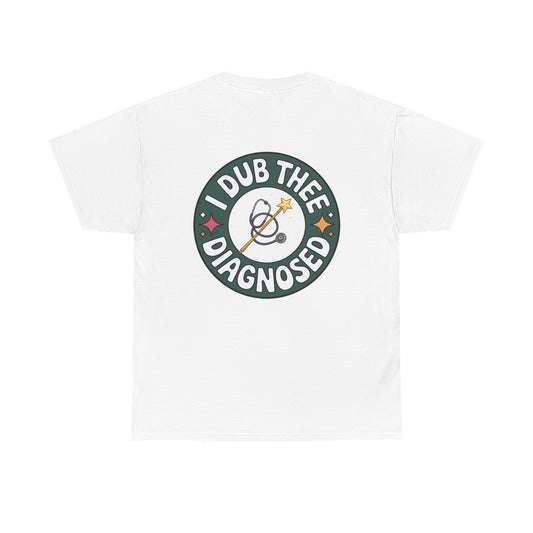 Whimsical Diagnostic Tee - Perfect Gift for Medical Professionals, Diagnosis Enthusiasts, Funny Tech Tee, Casual Wear, Healthcare Humor