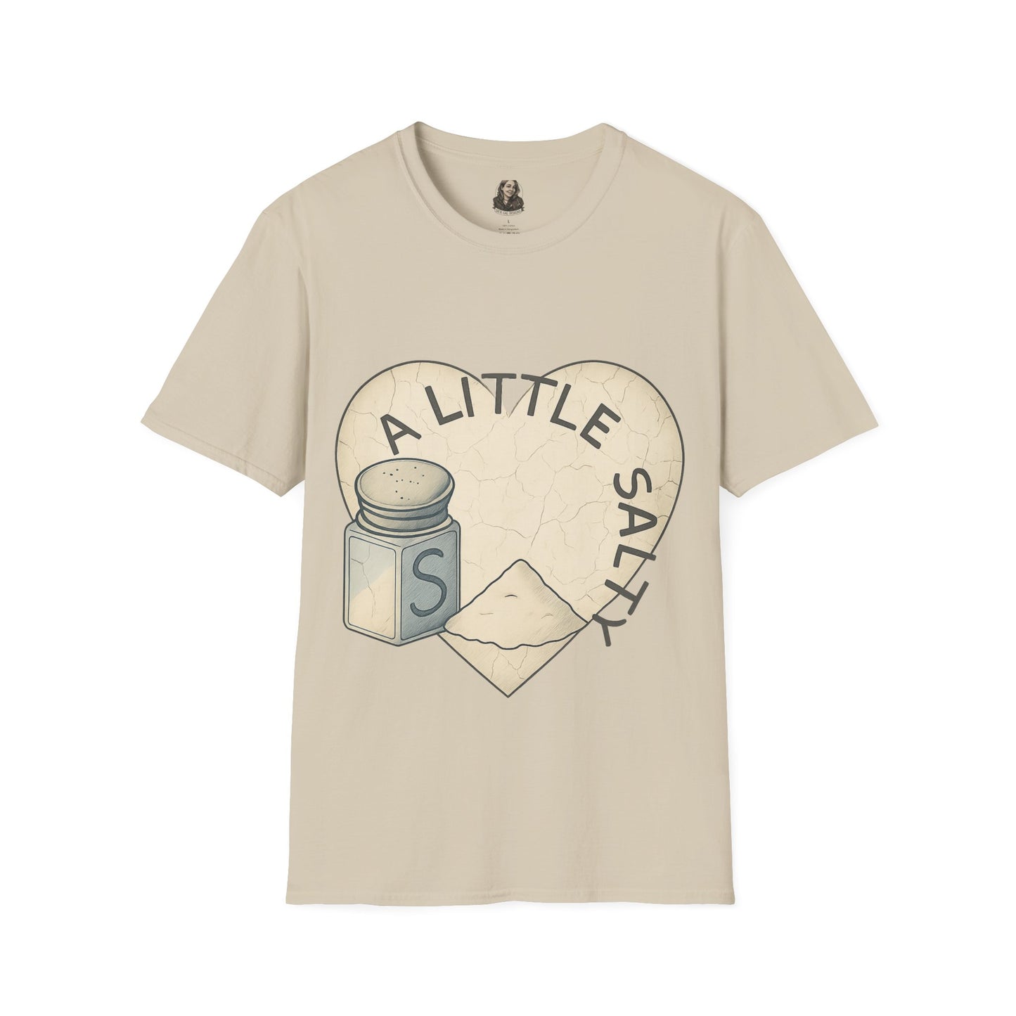 A Little Salty Unisex T-Shirt, Funny Gift, Casual Wear, Summer Tee, Beach Vibe, Gift for Friends, Cute T-Shirt
