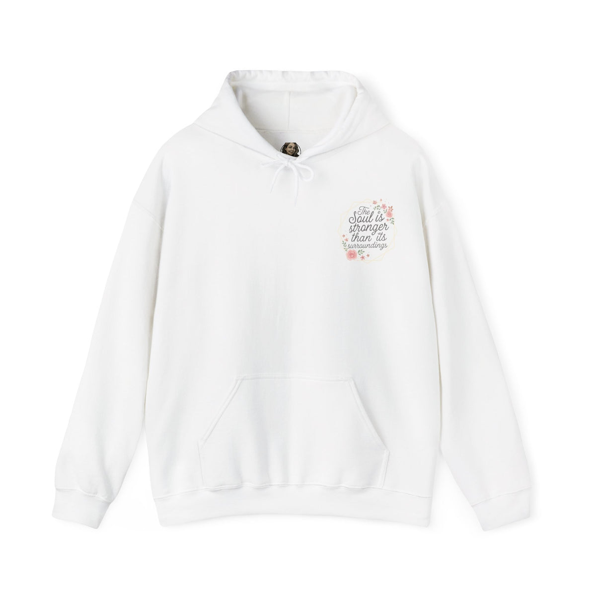 Floral Mental Health Unisex Hoodie - Soul Stronger Than Surroundings
