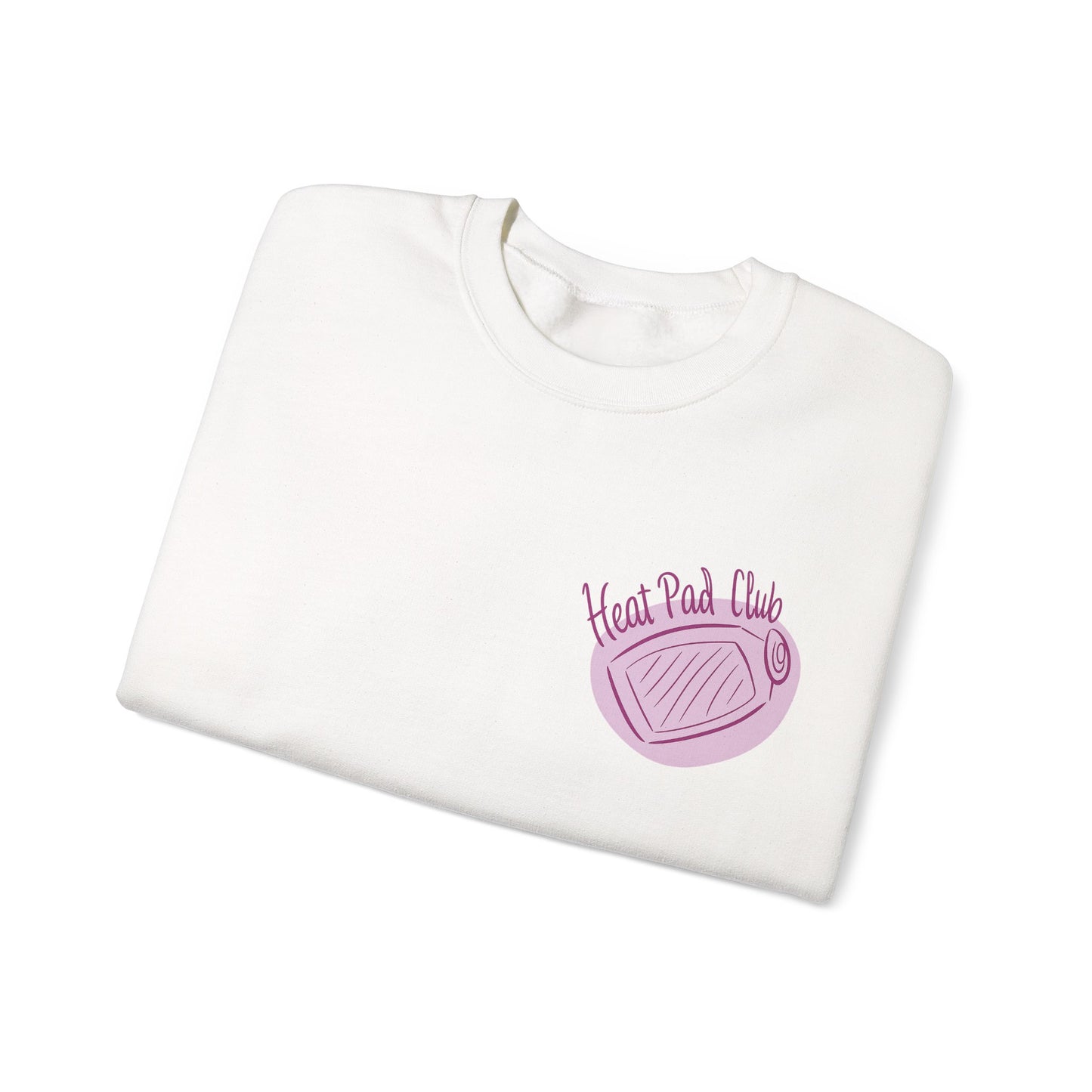HEAT PAD CLUB Cozy Sweatshirt - Sweatshirt Gift, heat pad EnthuClothing, Casual Cozy Wear, Craft Night Essential