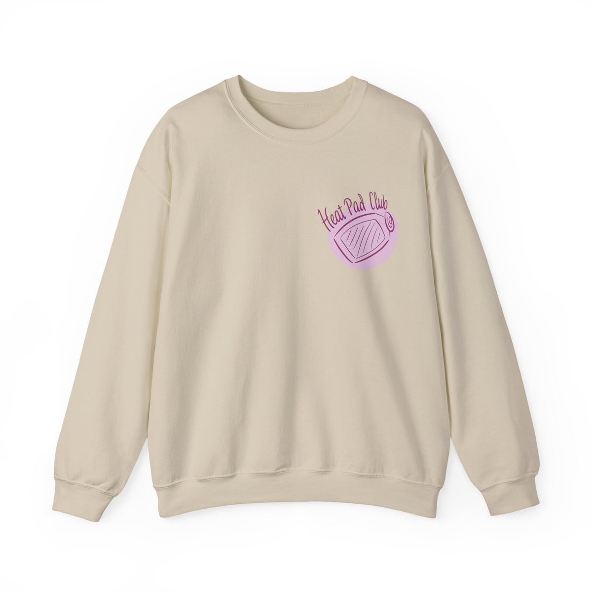 HEAT PAD CLUB Cozy Sweatshirt - Sweatshirt Gift, heat pad EnthuClothing, Casual Cozy Wear, Craft Night Essential