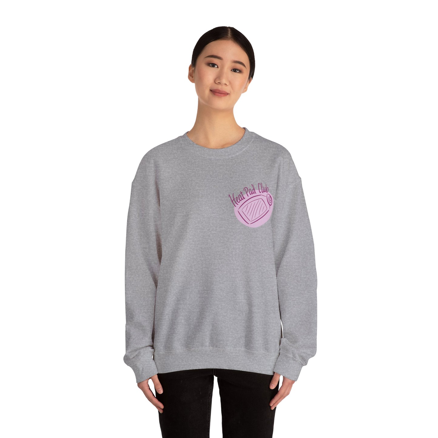 HEAT PAD CLUB Cozy Sweatshirt - Sweatshirt Gift, heat pad EnthuClothing, Casual Cozy Wear, Craft Night Essential