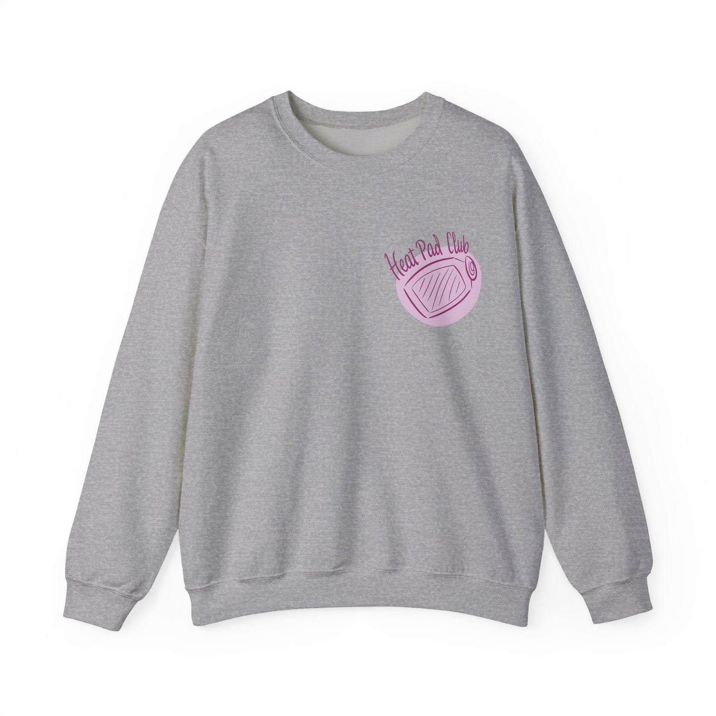 HEAT PAD CLUB Cozy Sweatshirt - Sweatshirt Gift, heat pad EnthuClothing, Casual Cozy Wear, Craft Night Essential