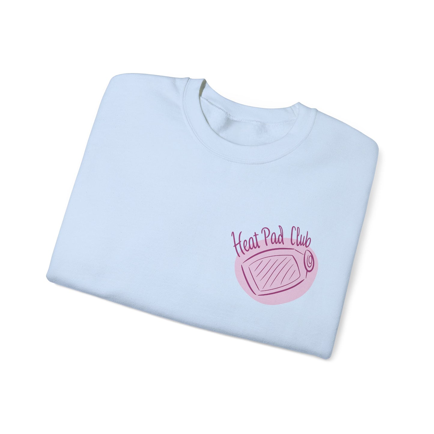 HEAT PAD CLUB Cozy Sweatshirt - Sweatshirt Gift, heat pad EnthuClothing, Casual Cozy Wear, Craft Night Essential
