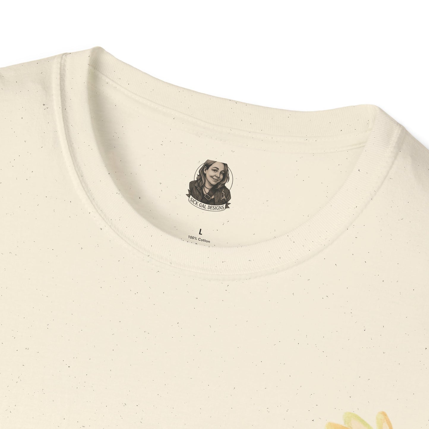 A BEAUTIFUL BOOB Unisex T-Shirt | Cute Graphic Tee for Women | Summer Style | Gift for Her | Trendy Fashion Top | Floral Design Tee