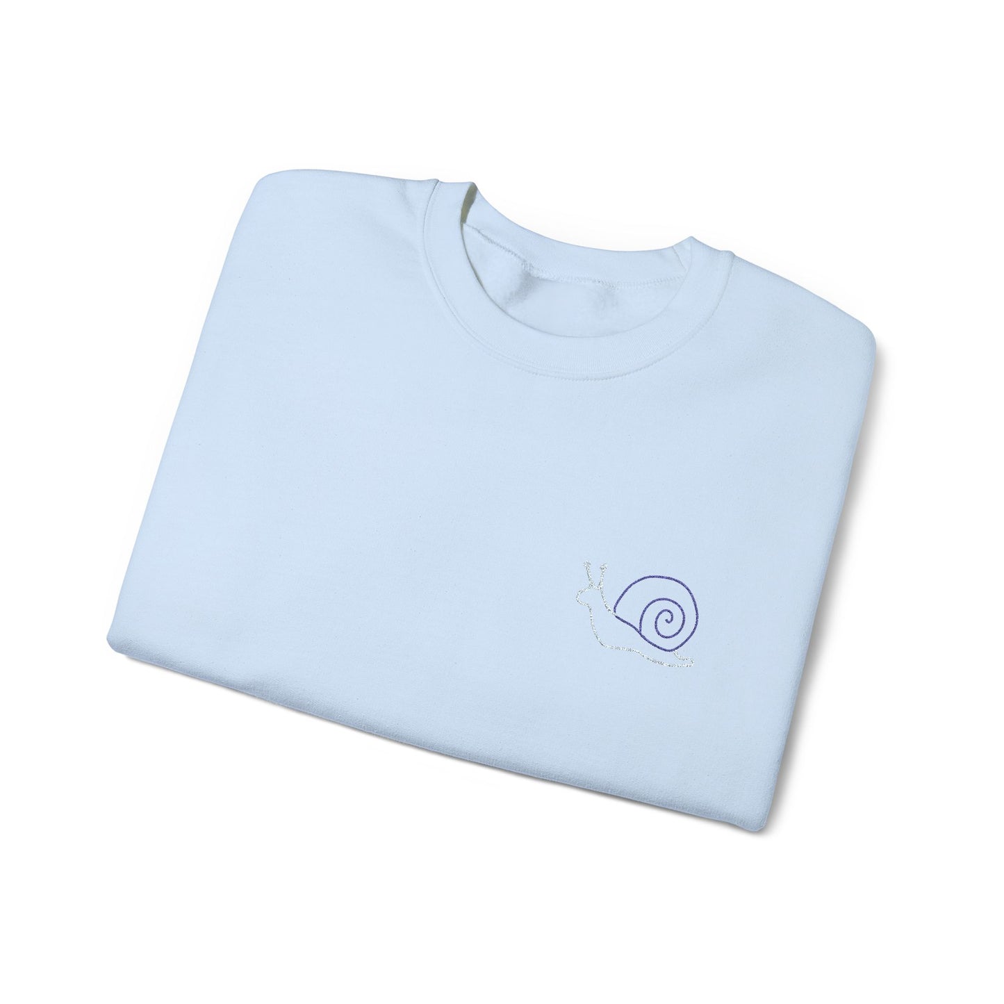 Crewneck Sweatshirt - Slow and Steady snail, chronic illness recovery