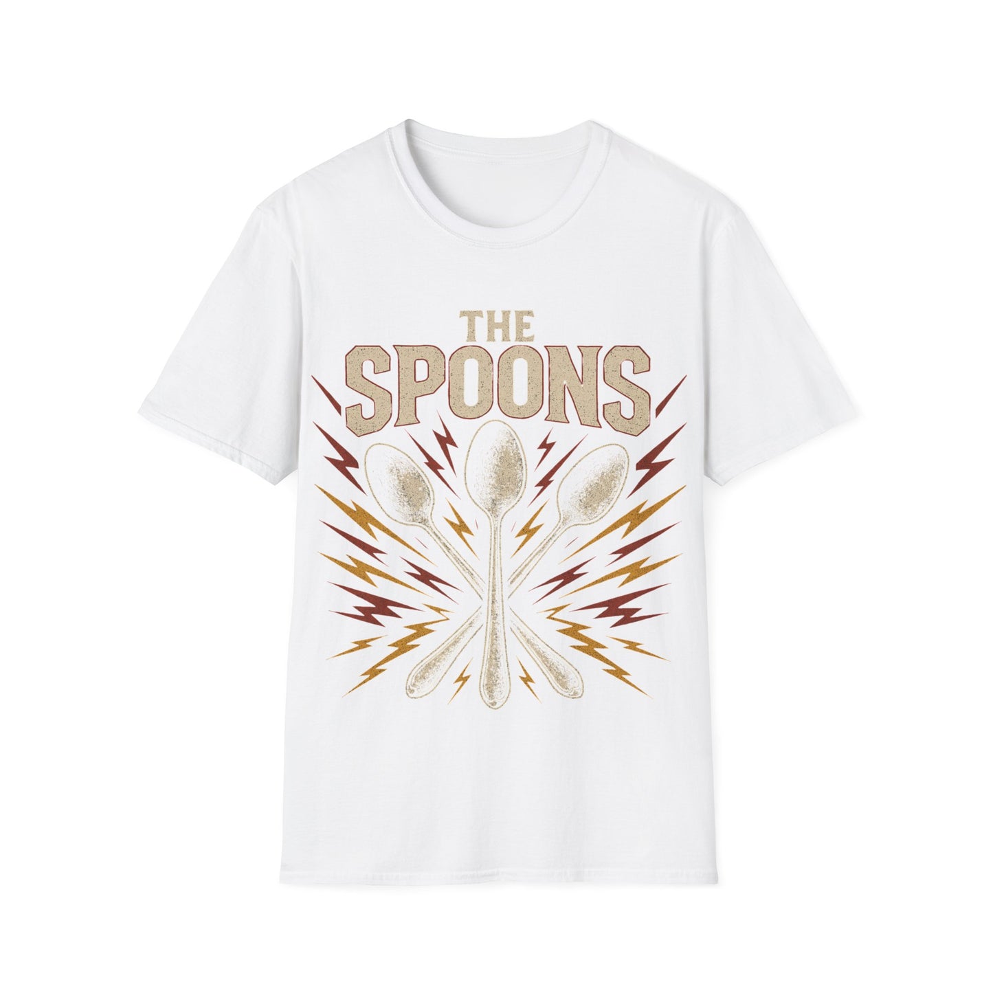 Bold Spoon Graphic Unisex T-Shirt, Fun Cooking Shirt, Kitchen Humor Tee, Gift for Foodies, Creative Chef Apparel