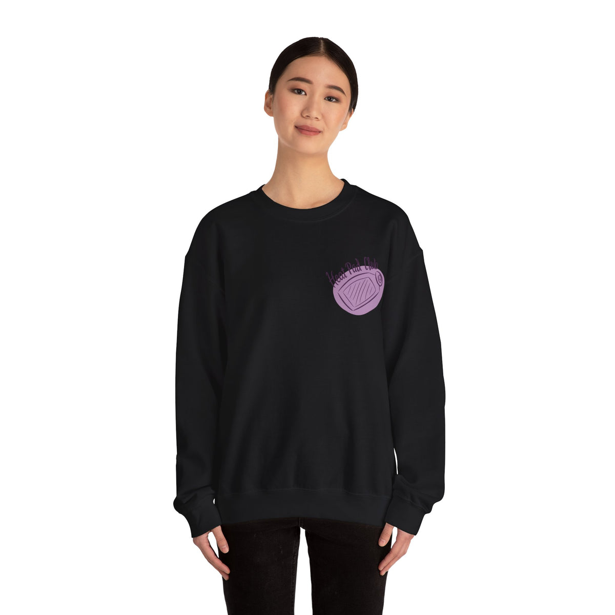 HEAT PAD CLUB Cozy Sweatshirt - Sweatshirt Gift, heat pad EnthuClothing, Casual Cozy Wear, Craft Night Essential