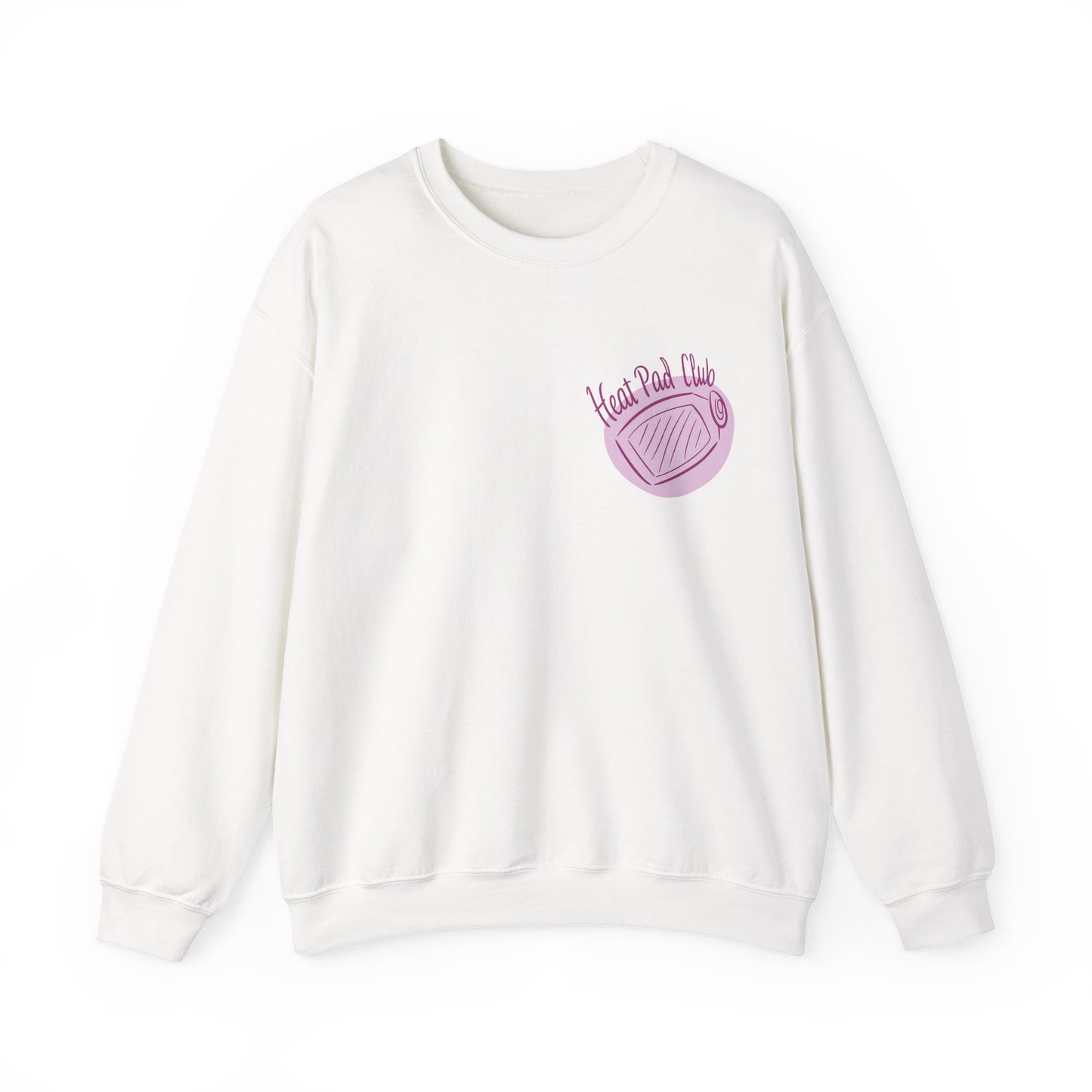 HEAT PAD CLUB Cozy Sweatshirt - Sweatshirt Gift, heat pad EnthuClothing, Casual Cozy Wear, Craft Night Essential