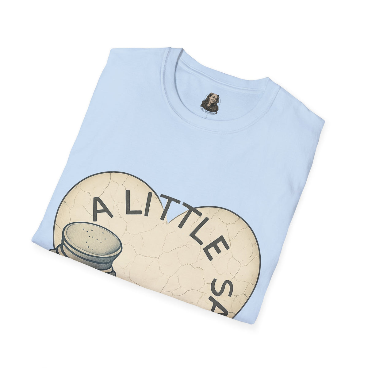 A Little Salty Unisex T-Shirt, Funny Gift, Casual Wear, Summer Tee, Beach Vibe, Gift for Friends, Cute T-Shirt