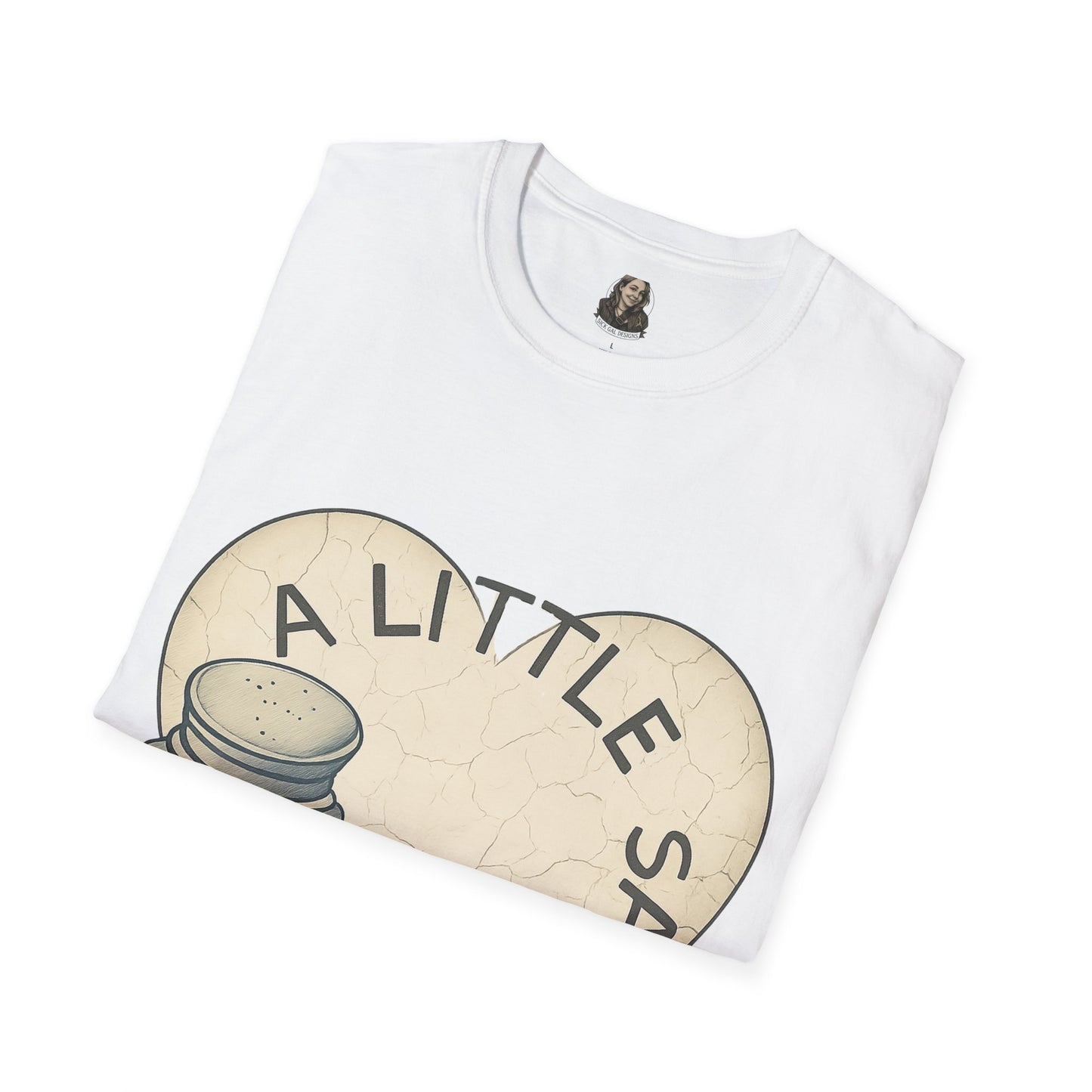 A Little Salty Unisex T-Shirt, Funny Gift, Casual Wear, Summer Tee, Beach Vibe, Gift for Friends, Cute T-Shirt