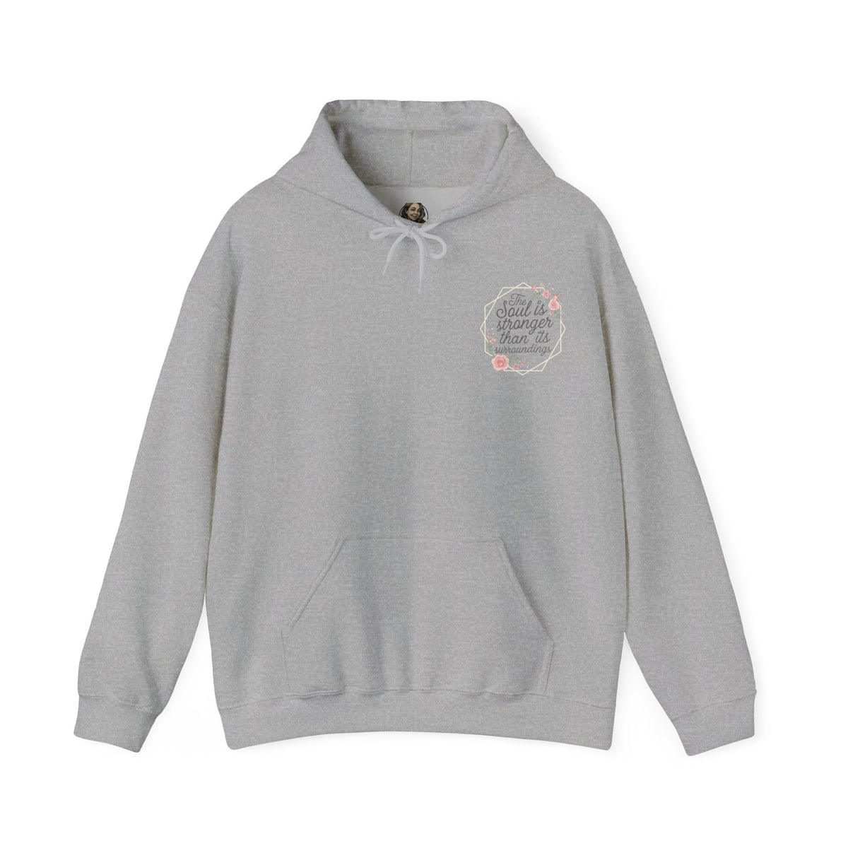 Floral Mental Health Unisex Hoodie - Soul Stronger Than Surroundings